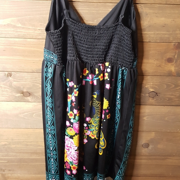 Flying Tomato Sexy Deck Evening Dress Mini Black Colorful Straps Meduim - Picture 5 of 11